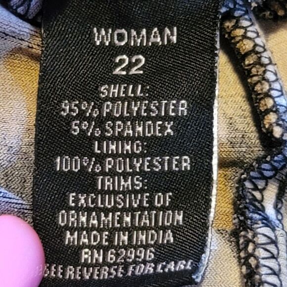 Gorgeous Animal Print Designer Fitted Dress Women's Plus Size 22 - Picture 6 of 15